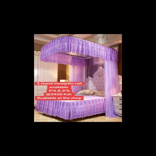2 stand mosquito net available 5*6 & 6*6 Available at the shop