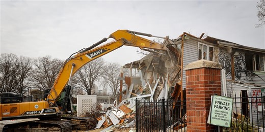 Demolition begins at fire-plagued Parade Park, clearing way for $300M redevelopment
