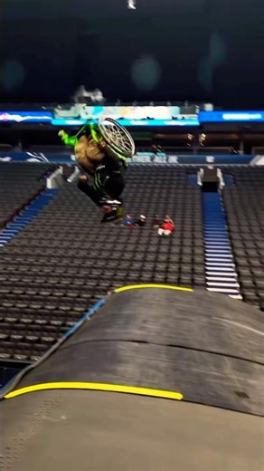 Still not sure how he does this on a wheelchair 🤯