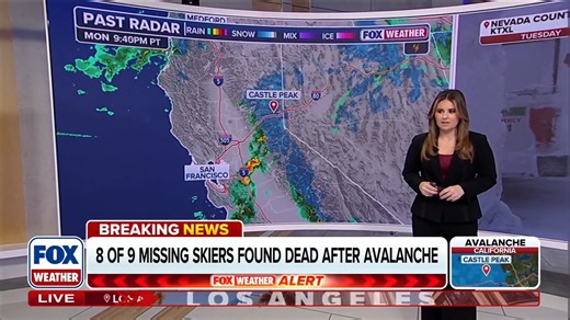 DEADLY AVALANCHE 🚨: FOX Weather Meteorologist Jane Minar breaks down the latest updates on the devastating avalanche that has taken the lives of eight people, with one victim still missing. #california #avalanche #Rescue #snow #winter #FoxWeather | FOX Weather