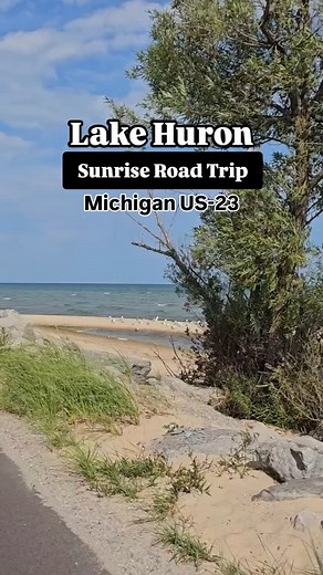😎 Lake Huron Road Trip: Best Stops on Michigan’s US-23 Sunrise Coast We have ALL the stops you need from East Tawas to Rogers City & even places to stay. 🏖️ beaches 🛳️ harbors 🌲 nature 💡 light houses 🌊 crystal-clear water ⚓ history 🥰 small towns 🏘️ Where to stay @lake.huron.cottages @barefootbeachoscoda @sunny_side_cottages Comment "trip" to start planning your vacation today! | Hey Michigan