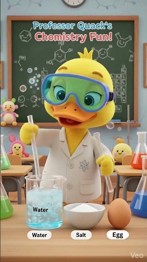 Make the egg float! 🧪 Fun Chemistry for Kids | Science Short