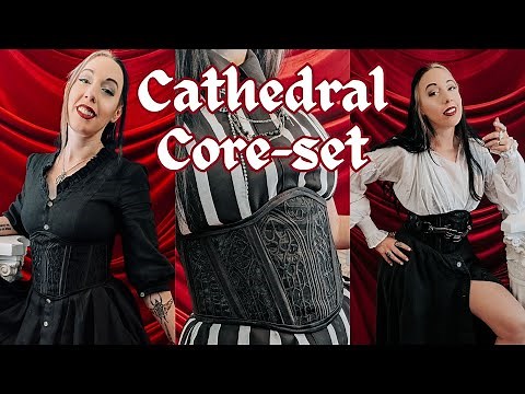Making a Gothic Window Embroidered Corset