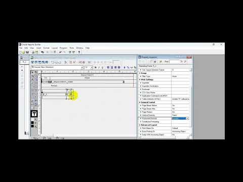 Develop Matrix Report Manually From Oracle Reports