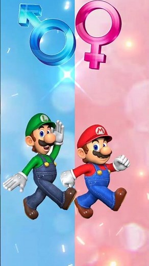 Super Mario Bros. Gender Swap edit | Super Mario Con Genero Opuesto !!