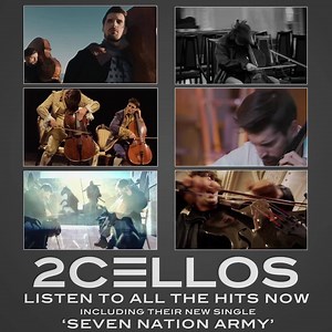 For all the rock 'n' roll fans out there!!! 🎻🎻 Check out all our hits plus our new single Seven Nation Army! | 2CELLOS