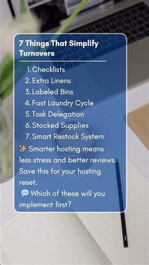 7 Things That Simplify Turnovers