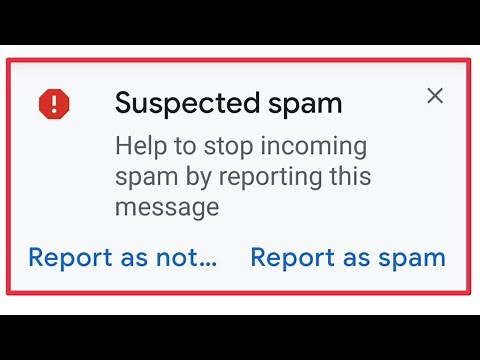 How To Report as Spam | Suspected Spam Incoming Message