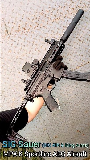 SIG Sauer (SIG AIR & King Arms) MPX-K Sportline AEG Airsoft Rifle