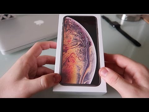 iPhone Xs Max 256gb Gold - Unboxing and Set Up