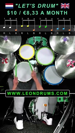 Triplets on the drums, can you play them? | Try now with a free trial at Leondrums!