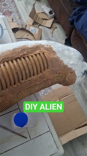 DIY ALIEN XENOMORPH #alien #xenomorph #diy #crafts #art #fanat
