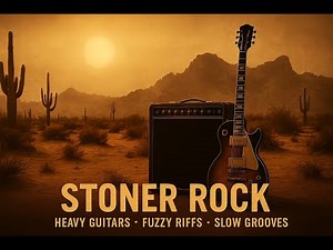 Stoner Rock Backing Track in C Minor | Desert Mirage | 88 BPM Fuzzy Guitar Jam