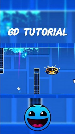 How to Play GD TUTORIAL in Geometry Dash! #geometrydash #shorts