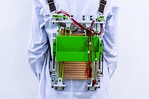 The human battery: Smart backpack generates power as you walk