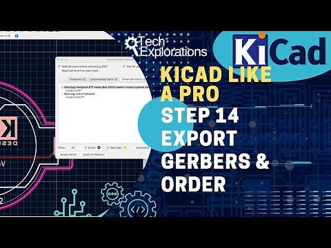 KiCad 8 - First project step 14: Export Gerbers and order
