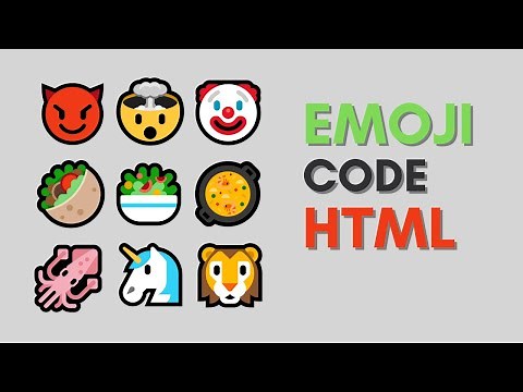 Emojis in HTML CSS | CSS tutorial
