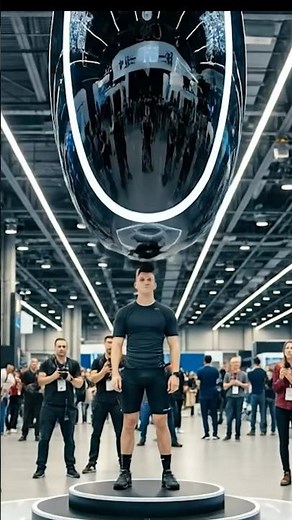 Future Soldier Transformation 🛡️ Nanobot Armor Demo at Tech Expo #shorts #viralshorts