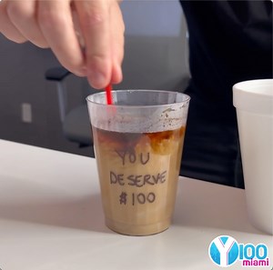 Feed your fancy coffee habit with $100! ☕️ Listen for Y100 Dollar Bill$ weekdays every hour ON THE HOUR from 8am-5pm! Plus, stream Y100 MIAMI on iHeartRadio for at least one hour per week & you could win $2,000 on Tuesdays at 9:15am with Elvis Duran and The Y100 Morning Show. 🎧100.7FM or Y100.com/Listen | Y100 MIAMI