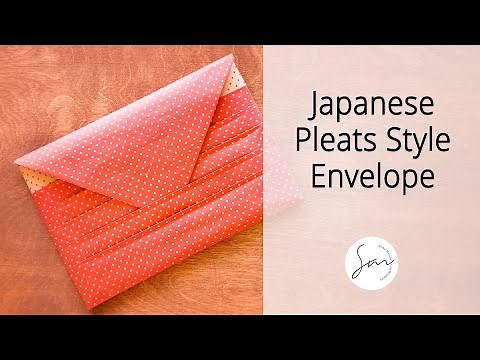 Pleats Envelope | Japanese Gift Wrapping