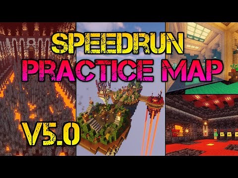 The Allround Speedrun Practice Map! | Version 5.0 | Crafting, Bridging, Bastions, Onecycle, etc.