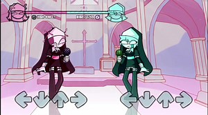 Sarvente and Sarv Sarah Singing Performance in Friday Night Funkin High School Mod