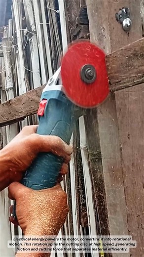 Angle Grinder Cuts Wood Fast Powerful Clean For Repair Jobs #DIY #Tools #Wood