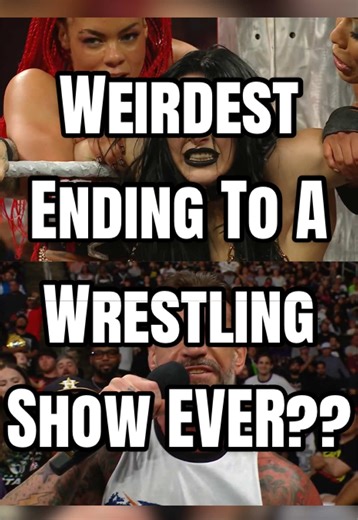 If WWE’s not ripping off either companies they’re doing whatever tf that ending was #ashewayne #wwe #wrestlingcommunity #mondaynightraw #greenscreen