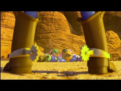Toy Story 3 : “Woody and Buzz Lightyear trapped Mr. Potato Head and the aliens.”