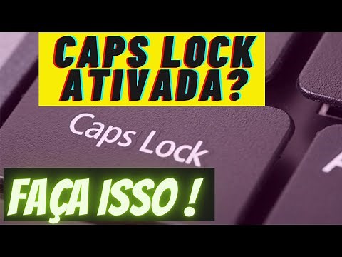 ⛔Como DESATIVAR a tecla Caps Lock do Windows | MUITO FÁCIL!!