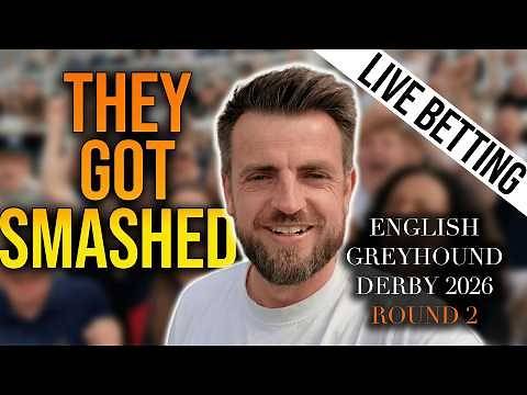 A PUNTERS DREAM! | Round 2 Of The English Greyhound Derby Livestream