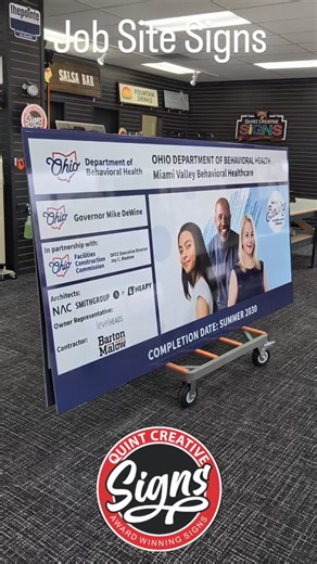 Quint Creative Signs on Instagram: "Job Site Signs for New Construction Projects Every new build deserves a strong first impression. Job site signs for new construction help: • Identify the builder, architect, and partners • Meet city and permit requirements • Market your project while it’s being built We create durable job site signs that stand up to weather and long build schedules—simple, clean, or fully custom. Starting a new project? Let’s make sure it’s signed right from day one. #jobsites