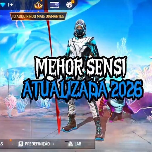 SENSI ATUALIZADA 2026 🎯 NOVA ATUALIZAÇÃO! a MELHOR SENSIBILIDADE COM E SEM DPI PARA SUBIR CAPA!!