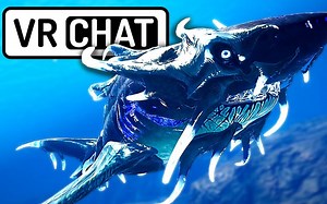 [GreatMoonAroma] Man Eater Shark in VRChat!! - VRchat神级模型 #12