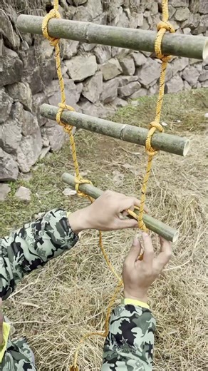 DIY Outdoor Climbing Rope Ladder Tutorial, Simple Steps to Make!