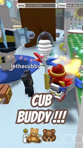 Getting my very own Cub Buddy in Bee Swarm Simulator!