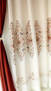 3K views · 230 reactions | Rideaux rouge brique Sur mesure possible‼️ Vente de tissu en mètre egalement | Rideaux & Déco de Rêve | Facebook