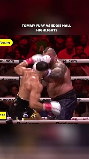 TOMMY FURY VS EDDIE HALL FULL FIGHT HIGHLIGHT #boxing #usa #tommyfury #eddiehall #highlights