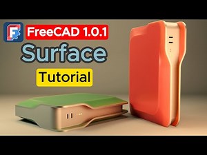 New FreeCAD 1.0.1 Tutorial | Surface Modeling A Power Bank