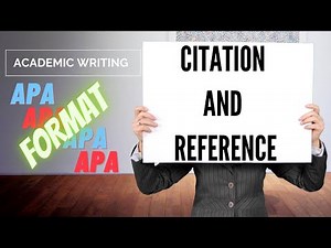 citation and reference in APA format | What is the defference between citing and referencing?
