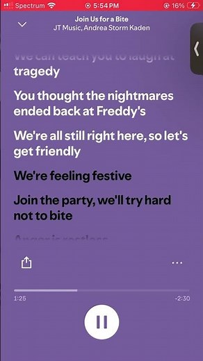 Join us for a bite lyrics #lyrics #fnaf #idkwhatimdoingwithmylife #fyp