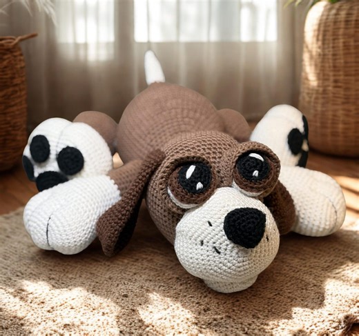 Crochet Dog Pattern PDF – Amigurumi Puppy Plush for Nursery Decor - Etsy