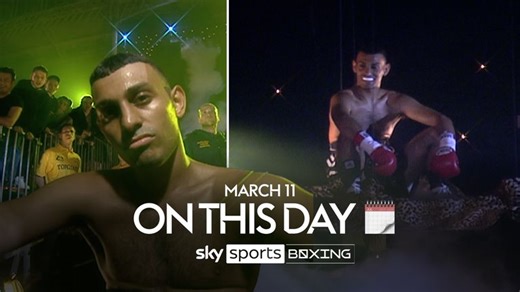 On This Day: Best ring entrance ever? Naseem Hamed's flying carpet!