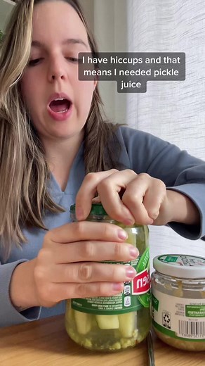 Bed pickles made out of Claussen pickles >>>