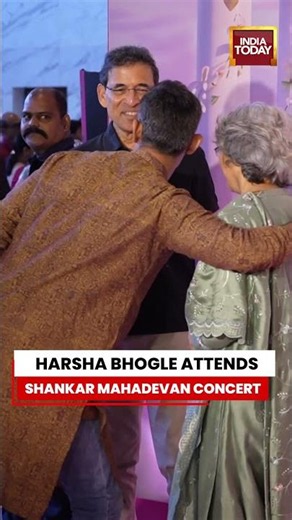 Harsha Bhogle Attends Shankar Mahadevan's 'Anandam' Concert | #harshabhogle #shankarmahadevan