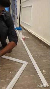 PVC molding installation on wall easy