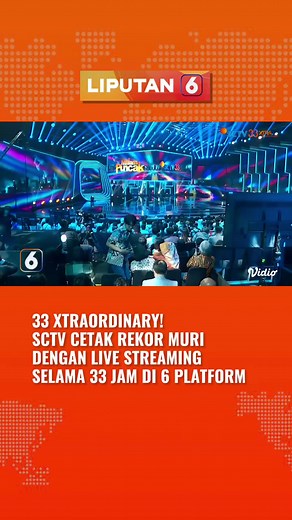 SCTV Rayakan Ulang Tahun ke-33 dengan Rekor MURI