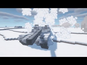 Working M1 Abrams in Minecraft