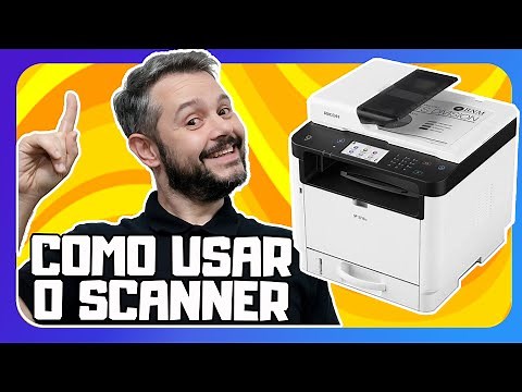 Como Configurar Scanner de Forma Fácil na Ricoh SP 3710 SF