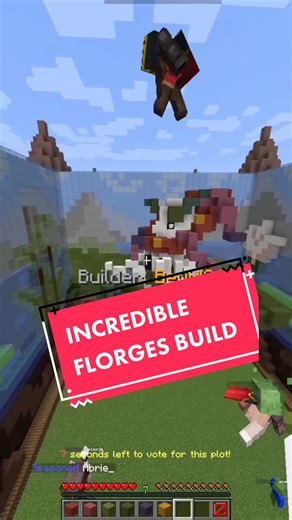 Minecraft Build Battle Day 5: Florges Pokemon Garden Build